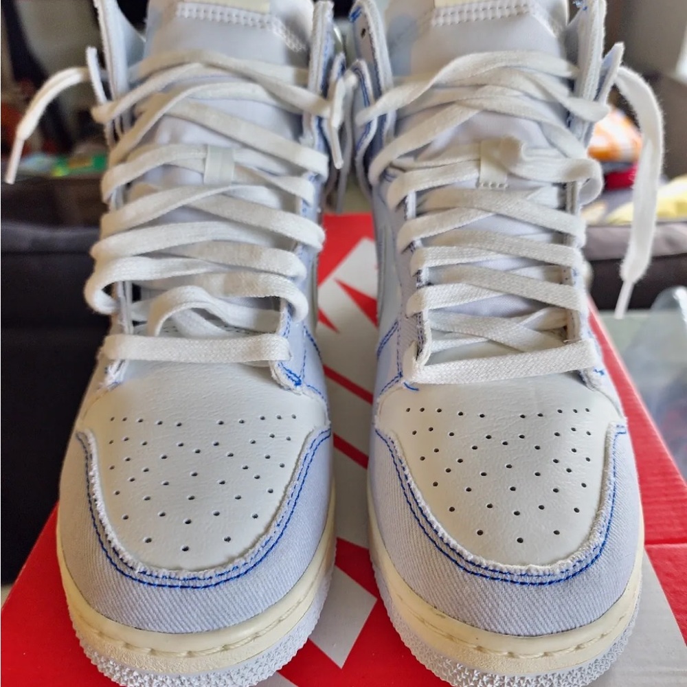 Nike dunk high blue denim